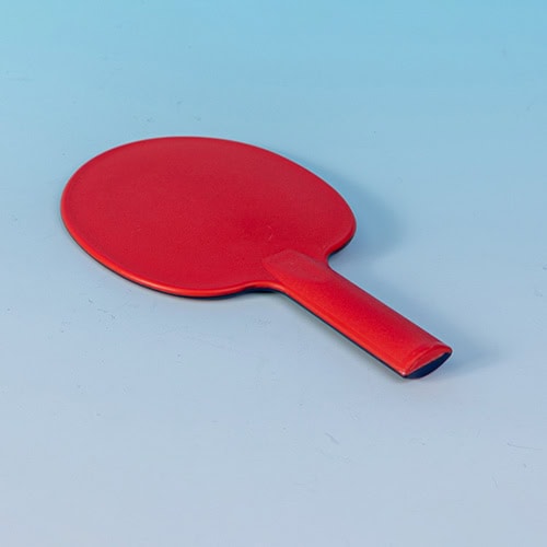 Hard Boccia Referee paddle, red side