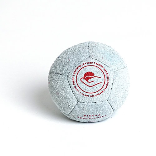 Single white Ledo Suede ball
