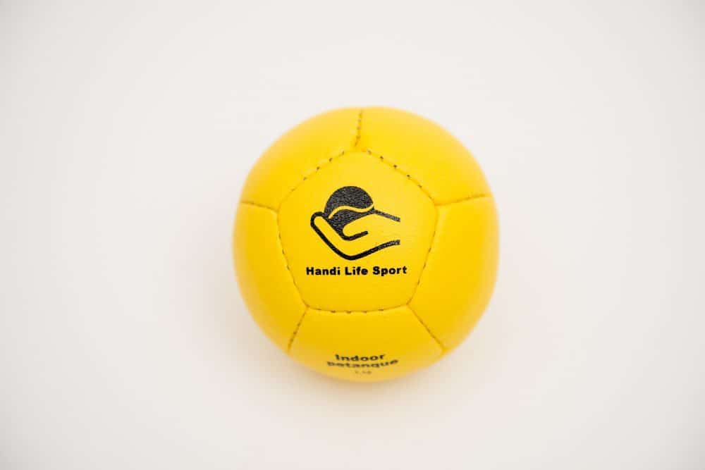 Single-yellow-indoor-Superior-petanque-ball