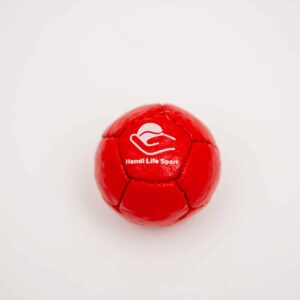 Single-small-red-petanque-target-ball