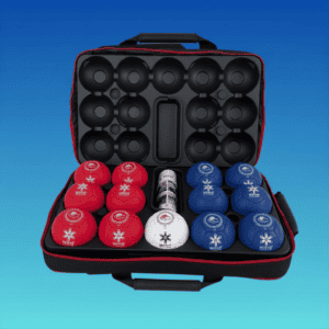 Boccia Superior Supersoft set in a black Superior Backpack